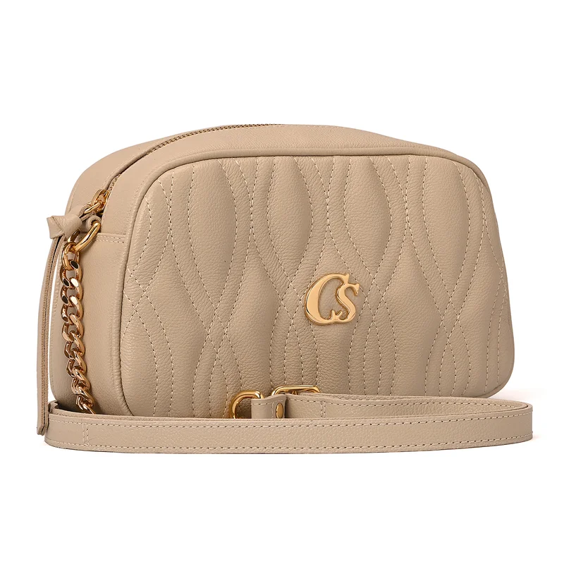 Carmen Steffens Quilted Bag Texture Off-White